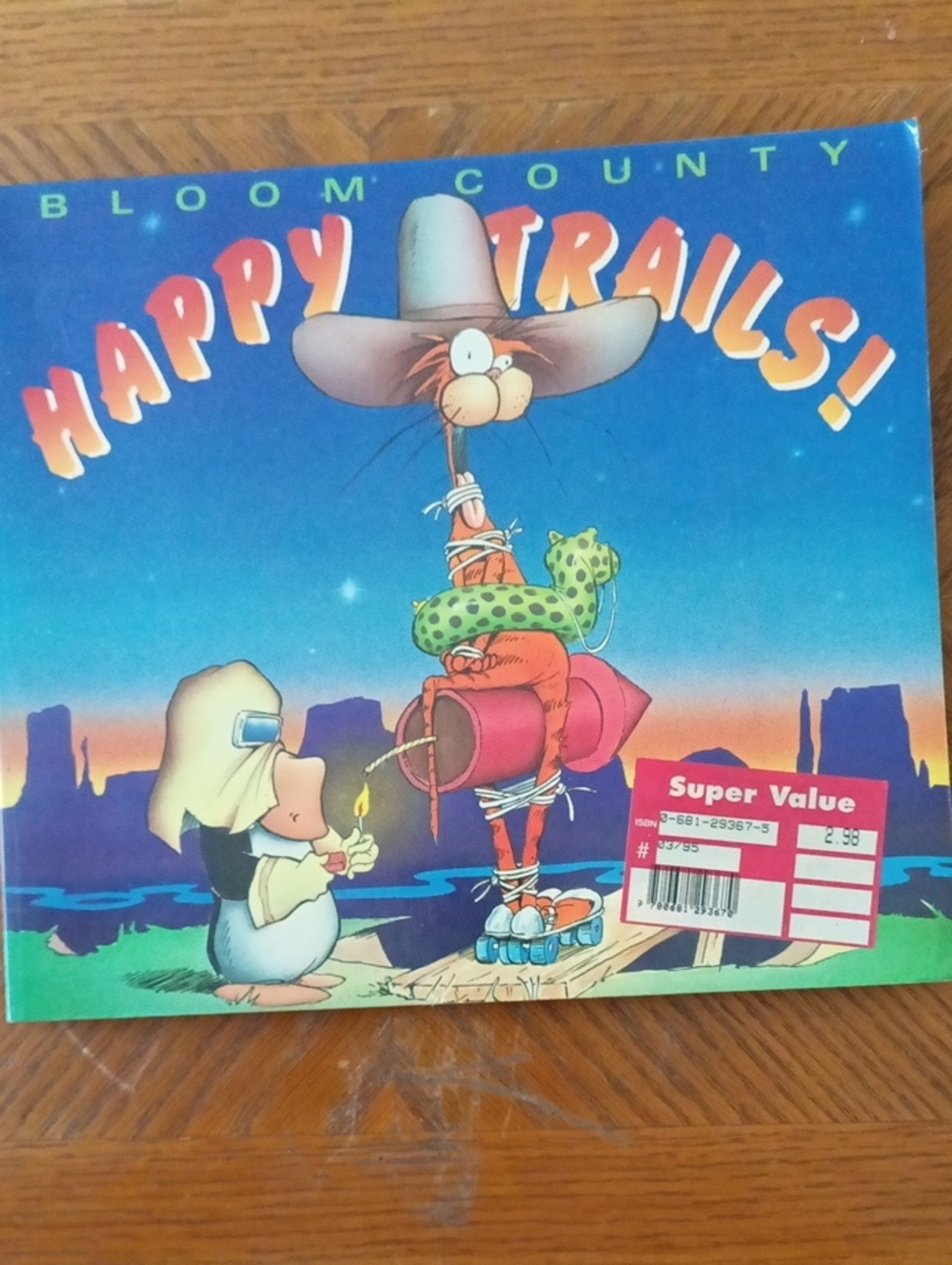 Happy Trails! Party Bloom County Paperback Vintage 1990 First Edition